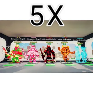 The Chimpanzini Kingini and Mixed 5 Pack Special