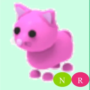 neon ride pink cat