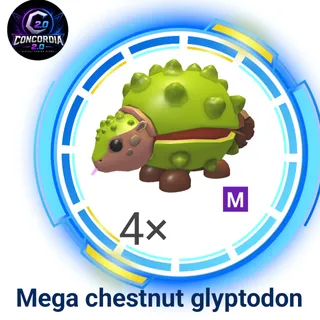 Mega chestnut Glyptodon