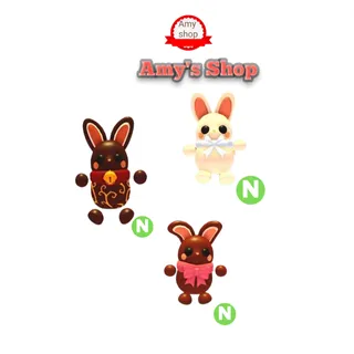 Neon dark choccybunny neon white