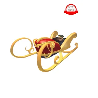 Stocked Santa sleigh 