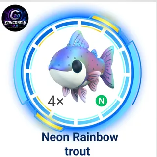 Neon rainbow trout 
