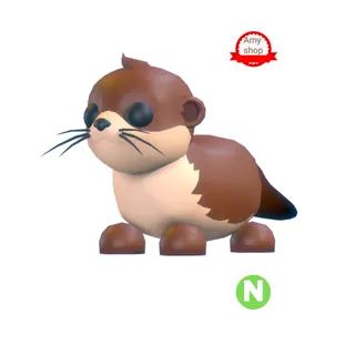 Neon river otter