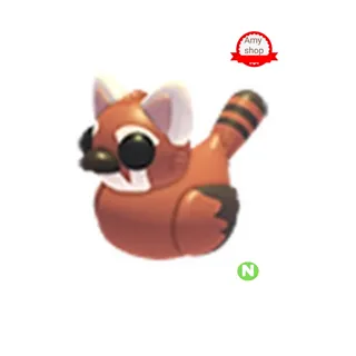 Neon red panda ducky 