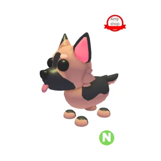 Neon German shepherd