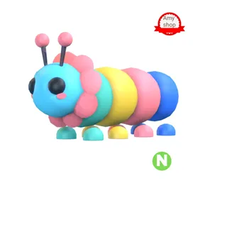Neon gumball caterpillar