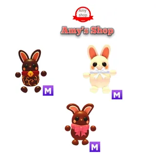 Mega dark choccybunny mega white