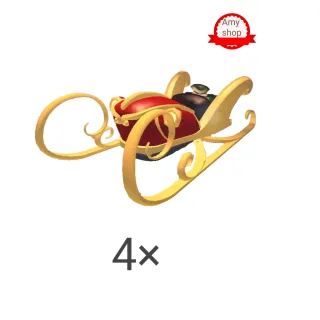 Stocked Santa sleigh 