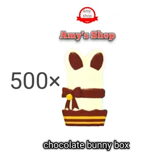 Chocolate bunny box