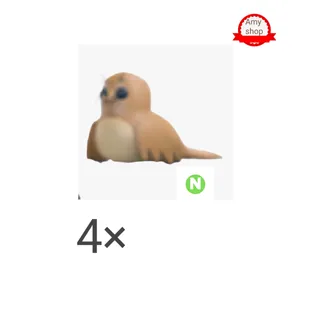 Neon Galapagos sea lion