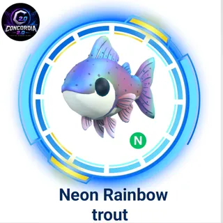 Neon rainbow trout 