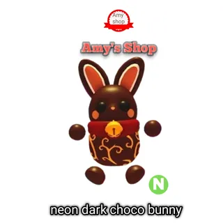 Neon dark choccybunny
