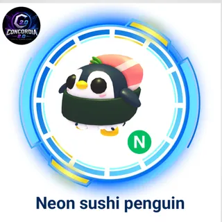 Neon Sushi penguin 