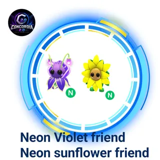 Neon sunflower friend neon Violet fr