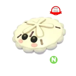 Neon white sand dollar 