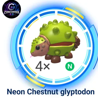 Neon chestnut Glyptodon