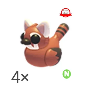 Neon red panda ducky 