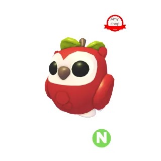 Neon apple owl