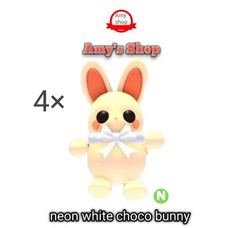 Neon white choccybunny