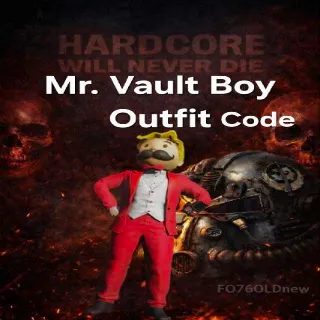 Mr. Vault Boy Outfit Code