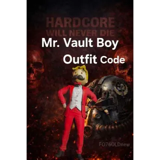 Mr. Vault Boy Outfit Code