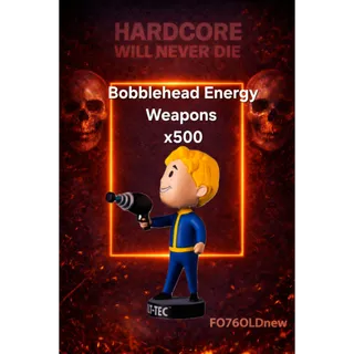 500x Energy Weapon Bobbleheads