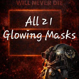 Glowing Mask Set (21x Masks)