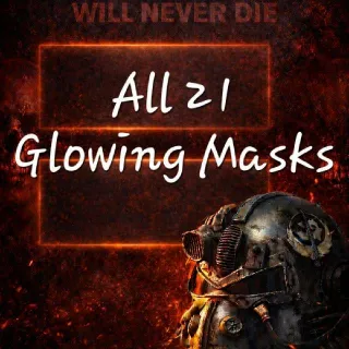 Glowing Mask Set (21x Masks)