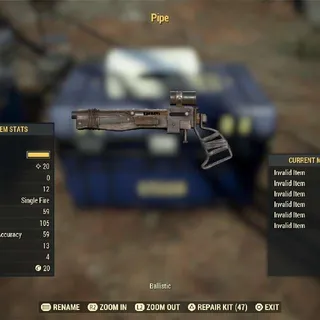 Legacy Pipe MAX INVALID