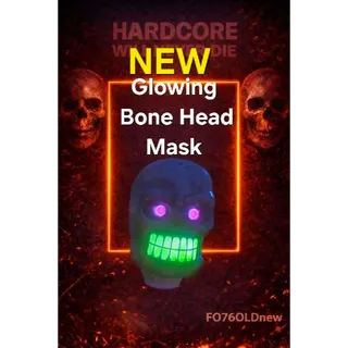 Glowing Bone Head Mask
