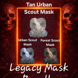 Legacy Tan Urban Scout Mask Bundle