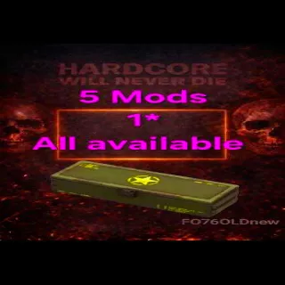 5 Mods 1* (All Avaible)