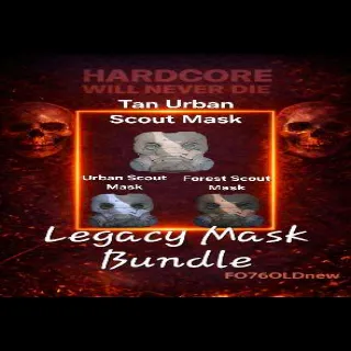 Legacy Tan Urban Scout Mask Bundle