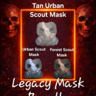 Legacy Tan Urban Scout Mask Bundle