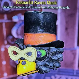 Fasnacht Raven Mask