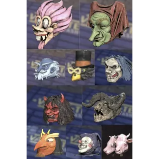 All 10 Rare Fasnacht Mask