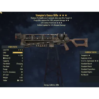 Gauss Rifle V/E/25