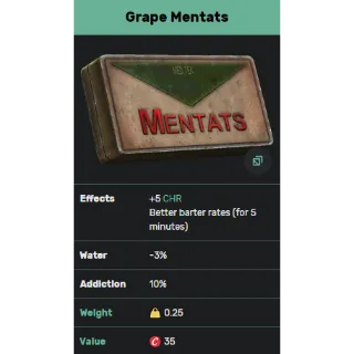 X500 Grape Mentats