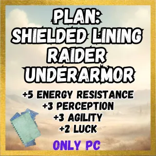 Plan:  Shielded Lining  Raider  Underarmor