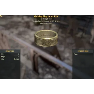 Wedding Ring +2 Strenght/WWR/+5% Gun Accu 