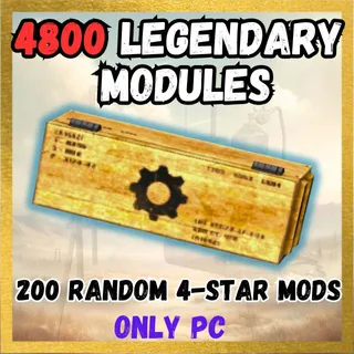 4,800 Legendary Modules