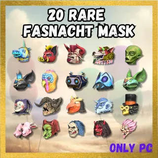 20 Rare Fasnacht Mask