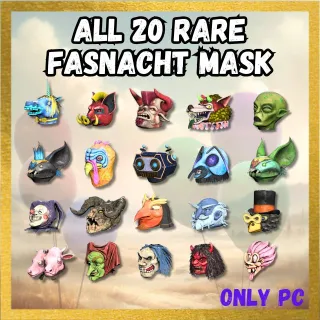 All 20 Rare Fasnacht Mask