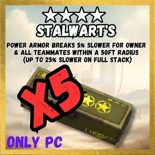 X5 Stalwart's Legendary Mod