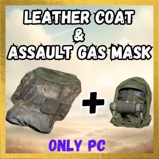 Leather Coat & Assault Gas Mask Apparel