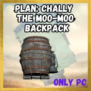 Plan: Chally the Moo-Moo Backpack