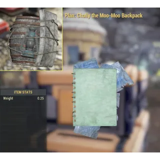 Plan: Chally the Moo-Moo Backpack