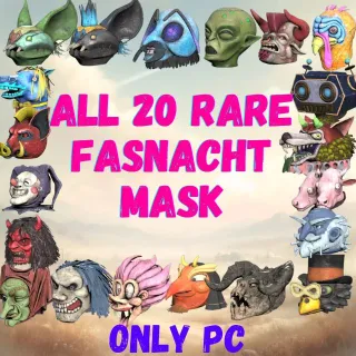 All 20 Rare Fasnacht Mask