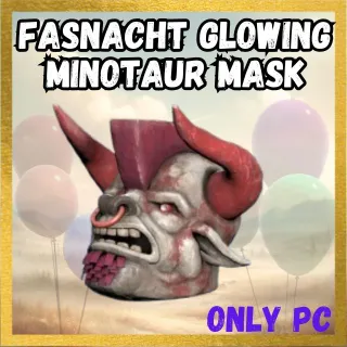 Fasnacht Glowing Minotaur Mask