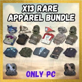 X13 RARE APPAREL BUNDLE (PC ONLY)